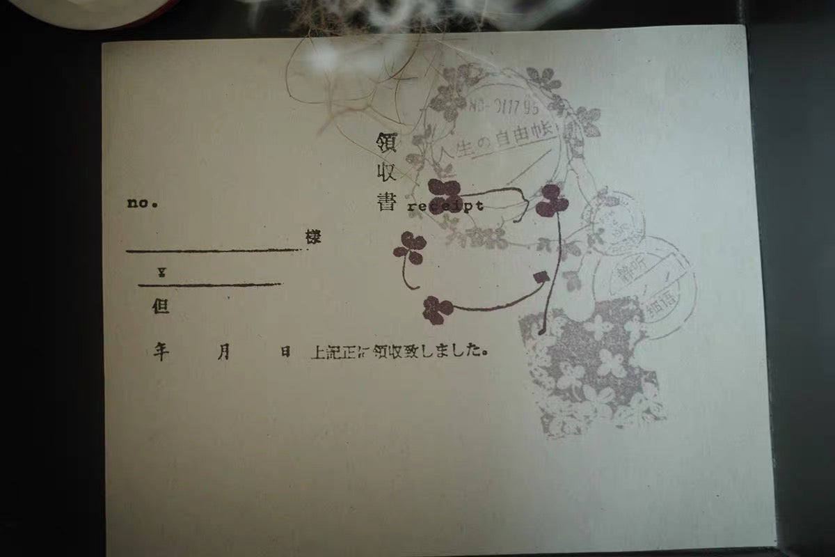 Hanen Studio _ White Jade Stone Rubber Stamp _ 5th Anniversary Series / The unruled notebook of Life