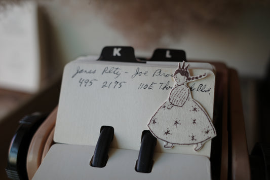Hanen Studio x Kaia _ Rubber Stamp _ Freckles Girl Series / Little Princess