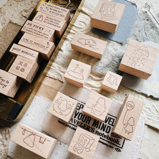 PensPapersPlanner Rubber Stamp _ Series VIII _ Silhouette Girl