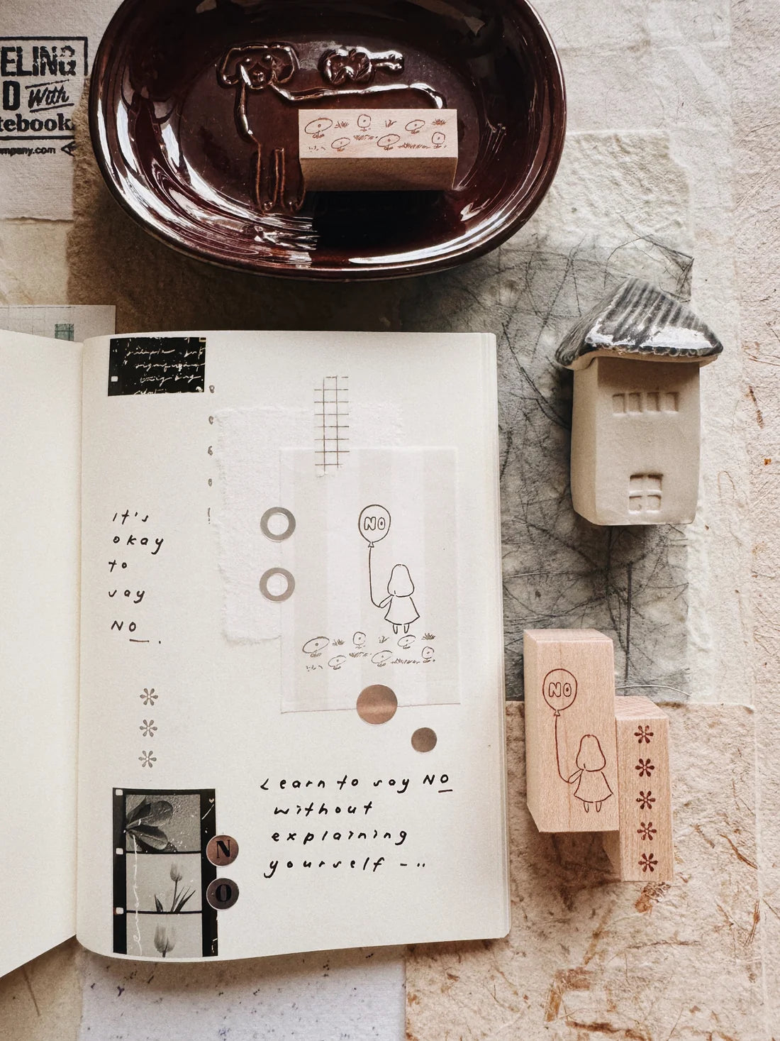 PensPapersPlanner Rubber Stamp _ Series VIII _ Silhouette Girl