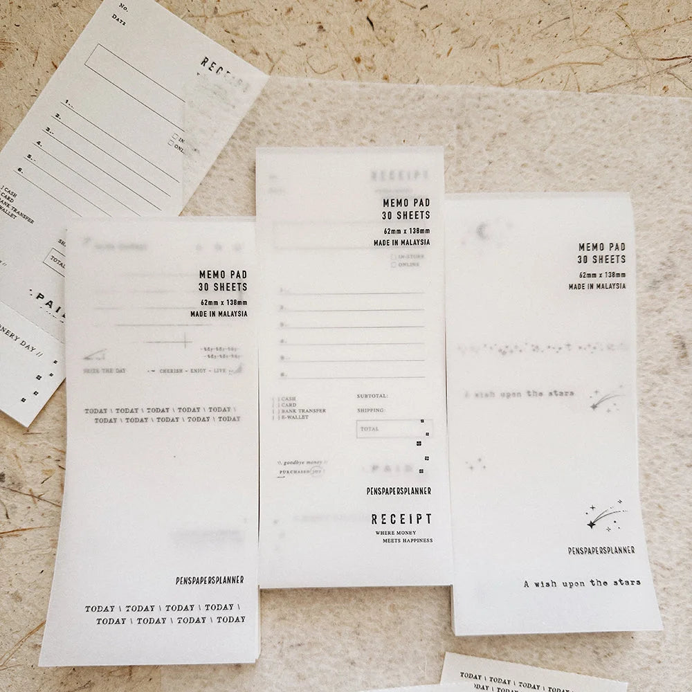 Penspapersplanner Memo Pad