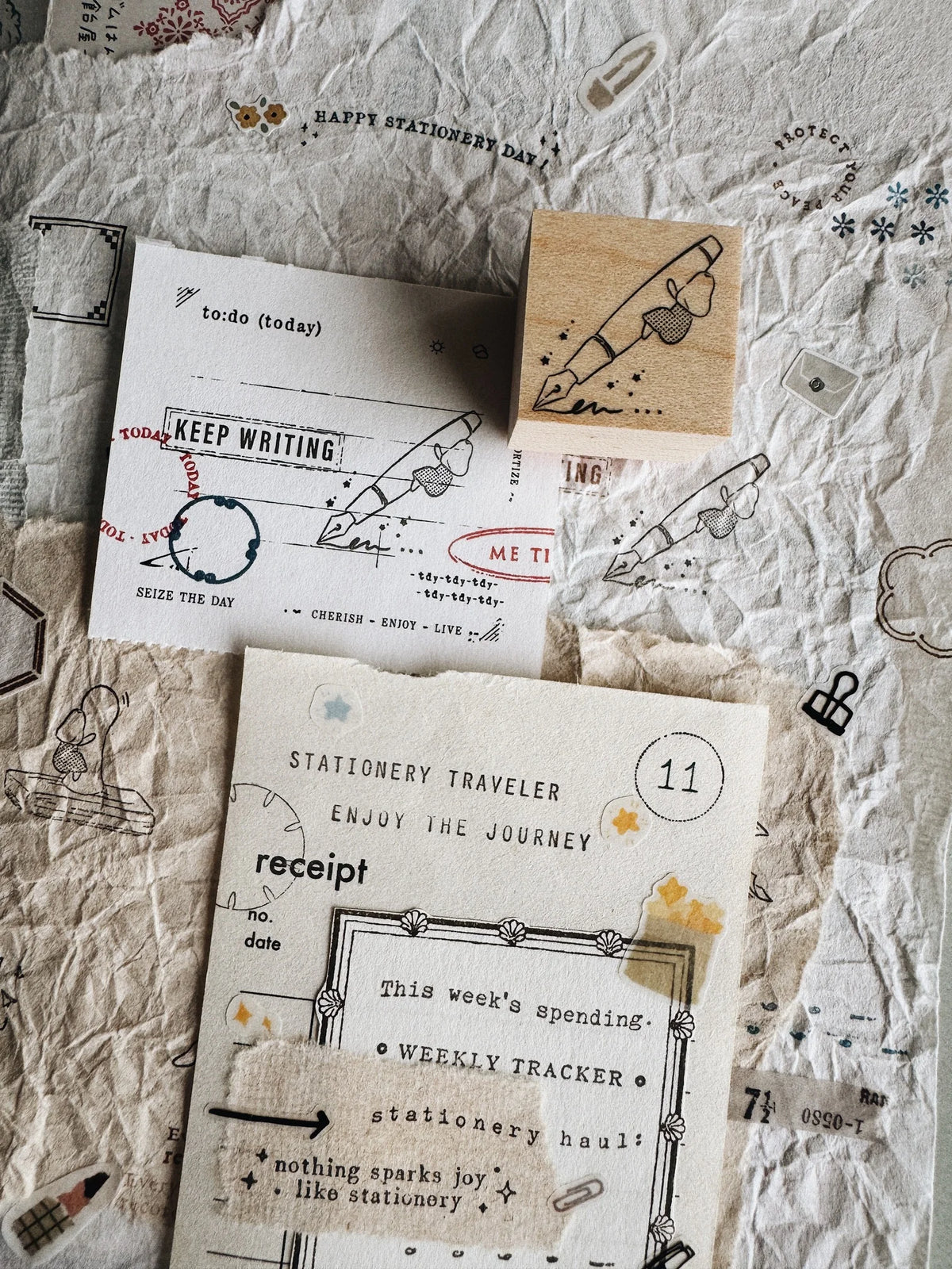 Penspapersplanner Rubber Stamp _ A Quiet Love for Stationery