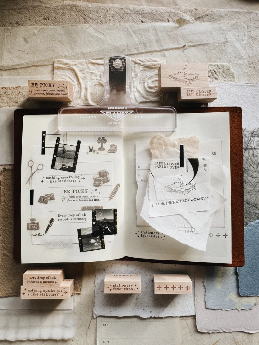 PensPapersPlanner Rubber Stamp _ Series VIII _ Stationery Series