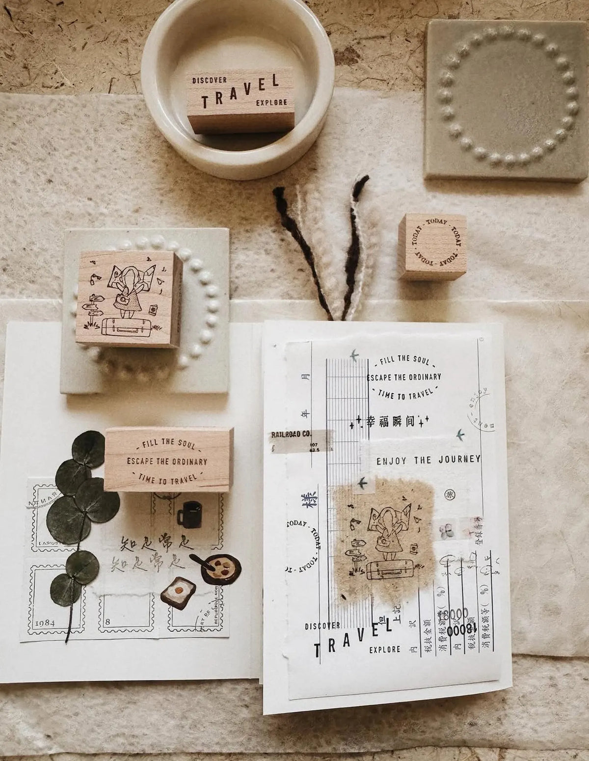 PensPapersPlanner Rubber Stamp _ Series 9 Travel
