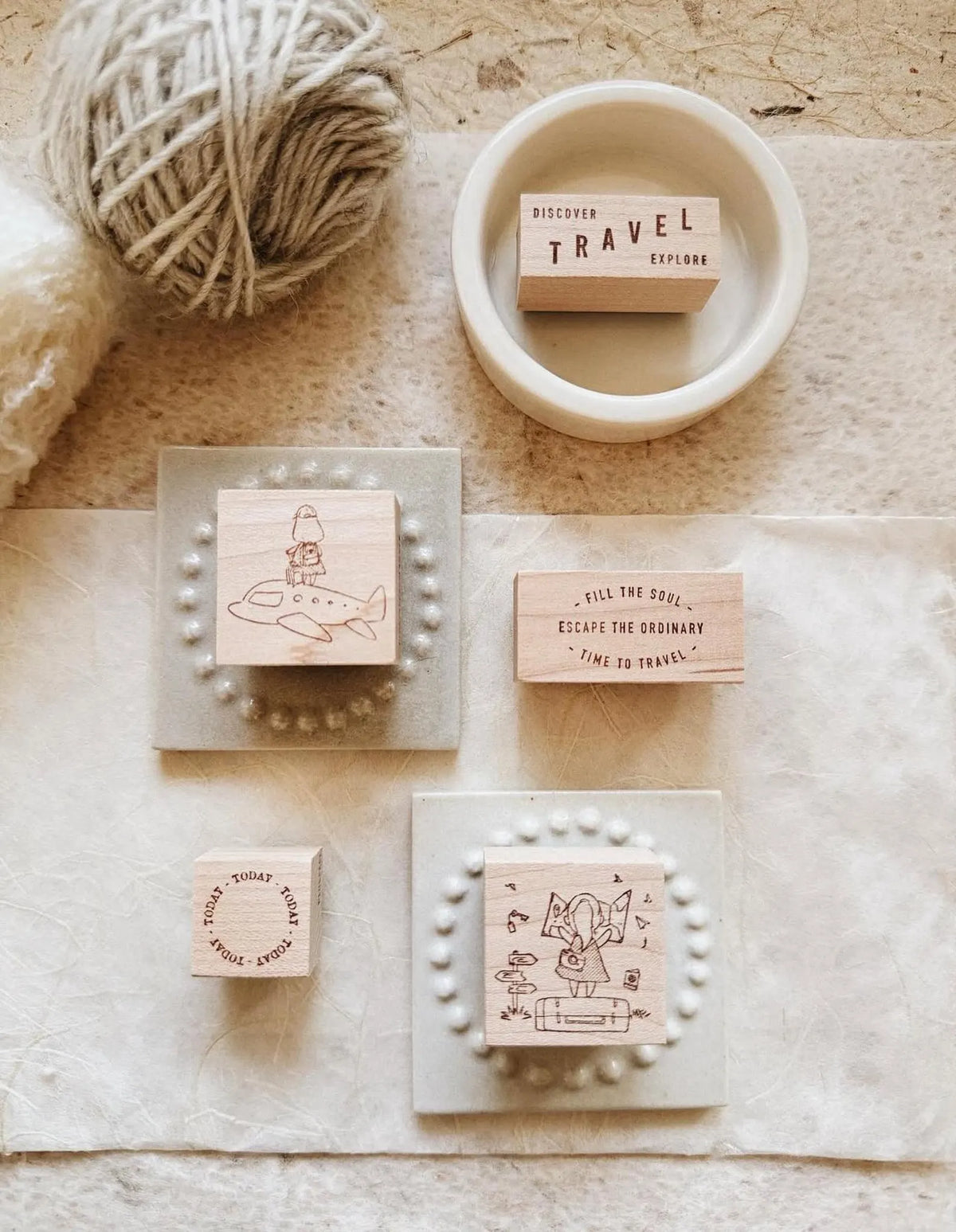 PensPapersPlanner Rubber Stamp _ Series 9 Travel