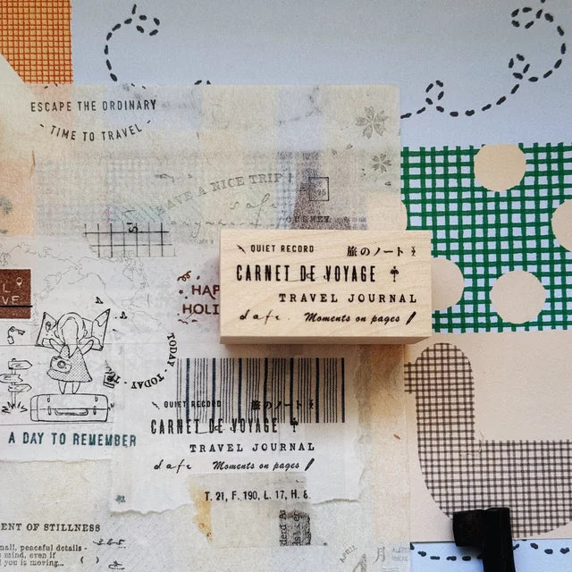 Penspapersplanner Rubber Stamp _ Carnet De Voyage