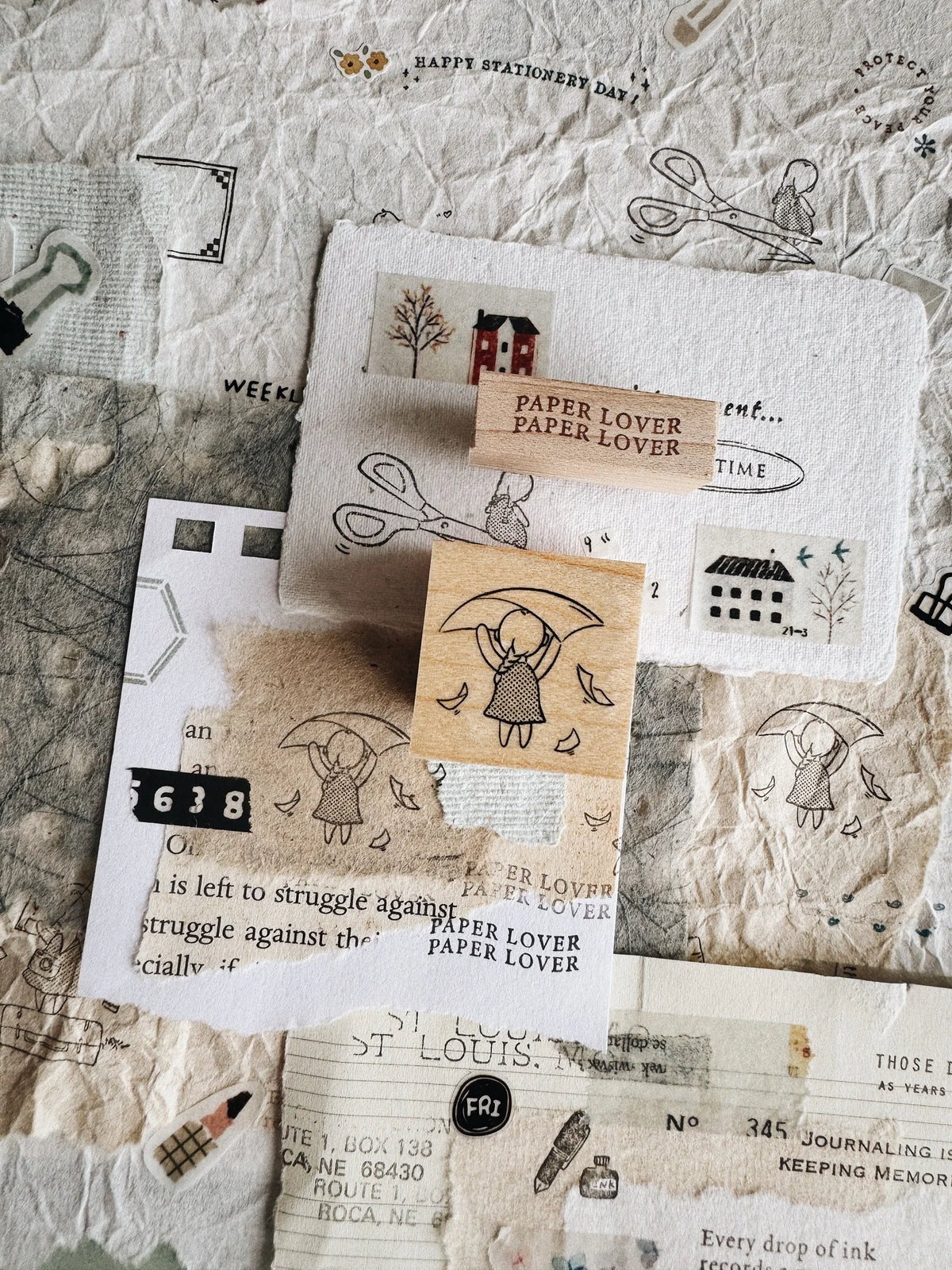 Penspapersplanner Rubber Stamp _ A Quiet Love for Stationery