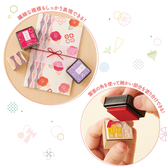 Shachihata IROMOYOU WARABE Mini Stamp Pad