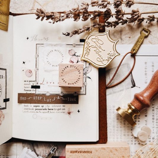 PensPapersPlanner Rubber Stamp _ Chase nothing, but moments