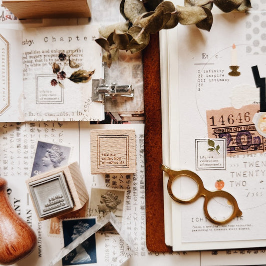 PensPapersPlanner Rubber Stamp _ Life is a collection of moments