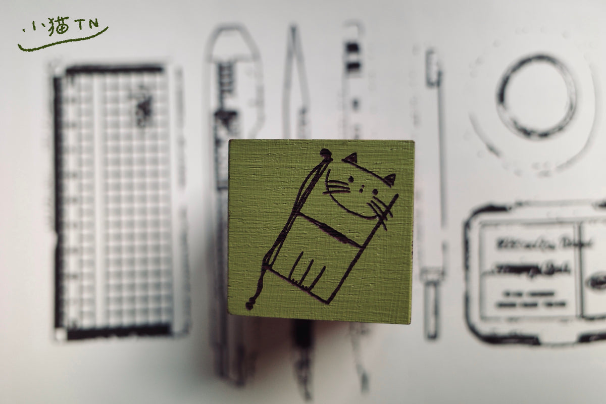 Hanen Studio _ Rubber Stamps _ Daily Life Series / Kitty TN