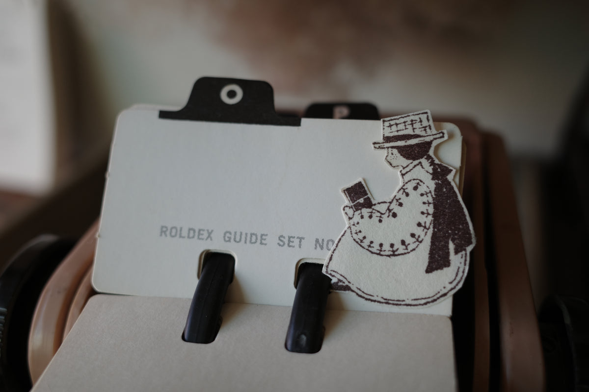 Hanen Studio x Kaia _ Rubber Stamp _  Freckles Girl Series / Let's go travel with my TN