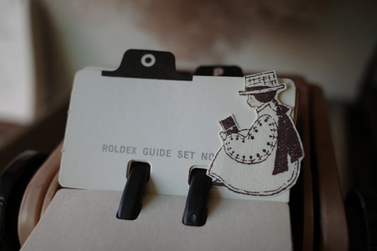 Hanen Studio x Kaia _ Rubber Stamp _  Freckles Girl Series / Let's go travel with my TN