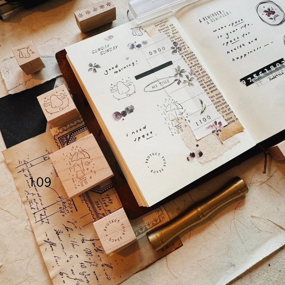 PensPapersPlanner Rubber Stamp _ Series VIII _ Silhouette Girl