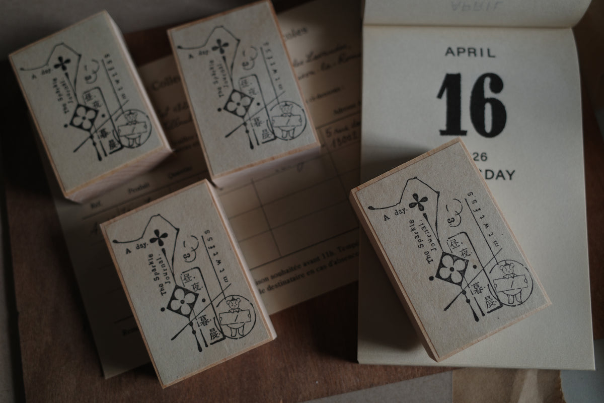 Hanen Studio _ Rubber Stamp _  Stationery Girl Series / Little things on the page