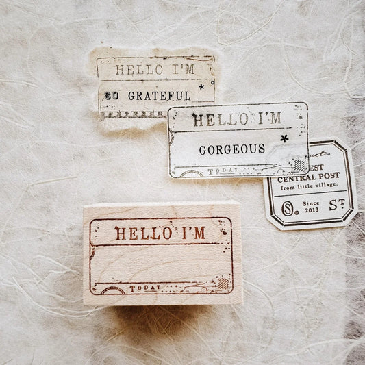 PensPapersPlanner Rubber Stamp _ Japanese Frame