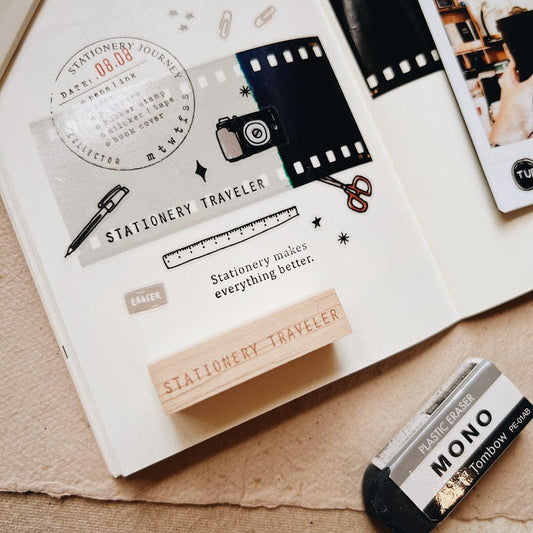 PensPapersPlanner Rubber Stamp _ Stationery Traveler