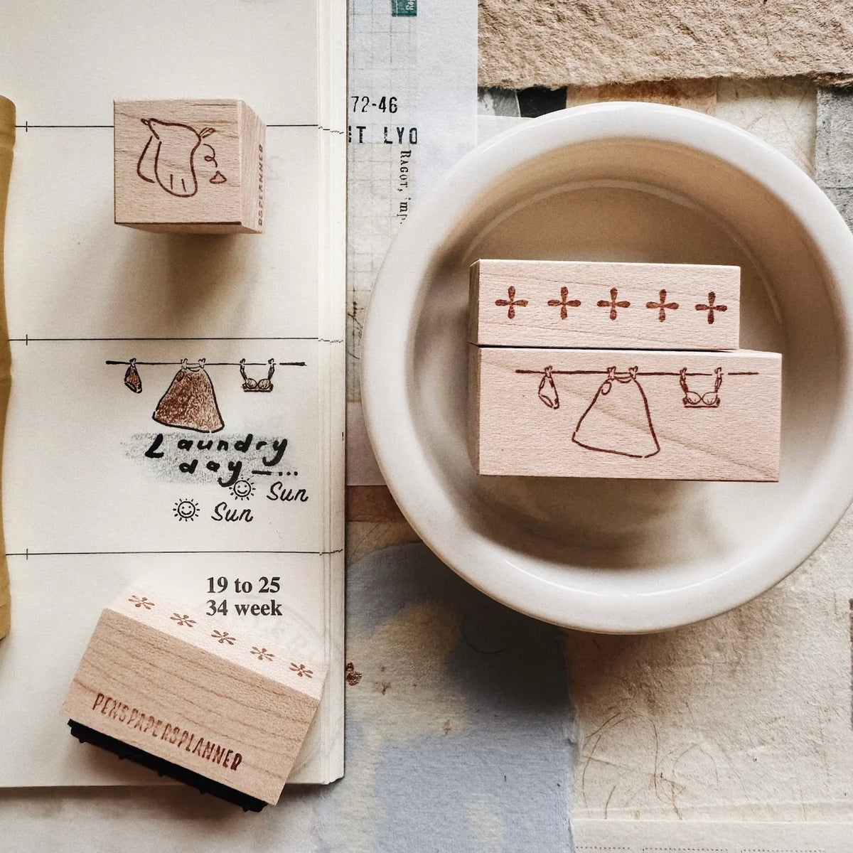 PensPapersPlanner Rubber Stamp _ Series VIII _ Silhouette Girl