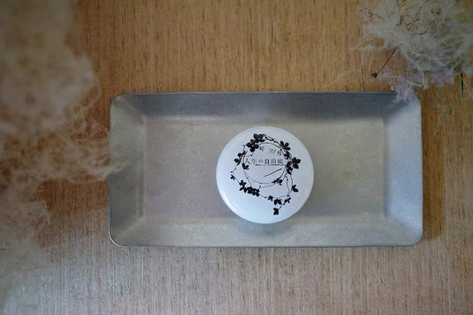 Hanen Studio _ White Jade Stone Rubber Stamp _ 5th Anniversary Series / The unruled notebook of Life