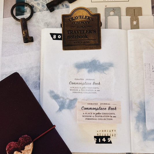 Penspapersplanner Rubber Stamp _ Commonplace Book