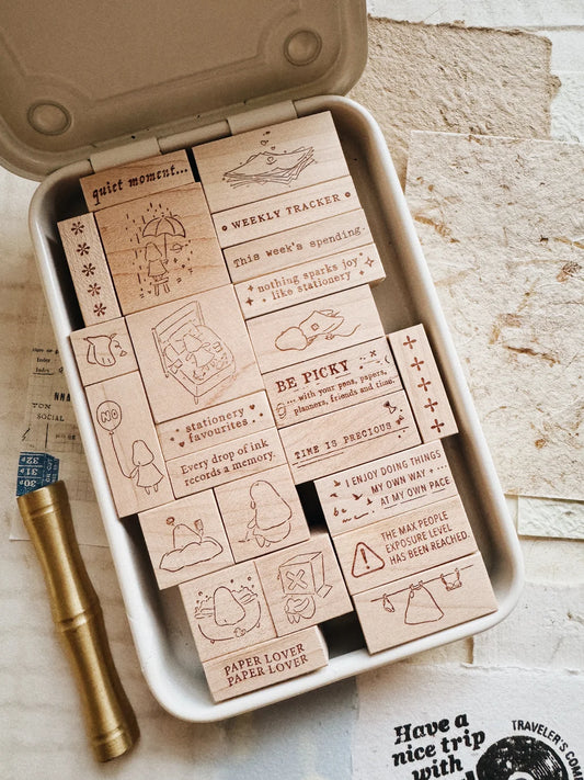 PensPapersPlanner Rubber Stamp _  Series VIII _ Introvert