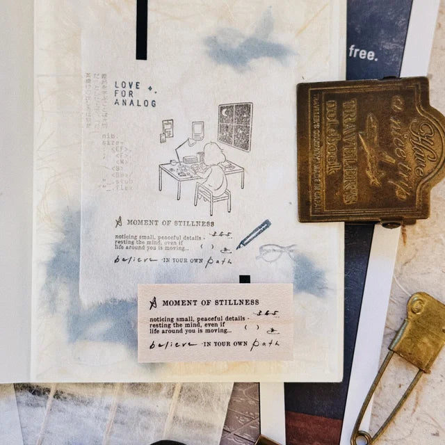 Penspapersplanner Rubber Stamp _ Moment of Stillness