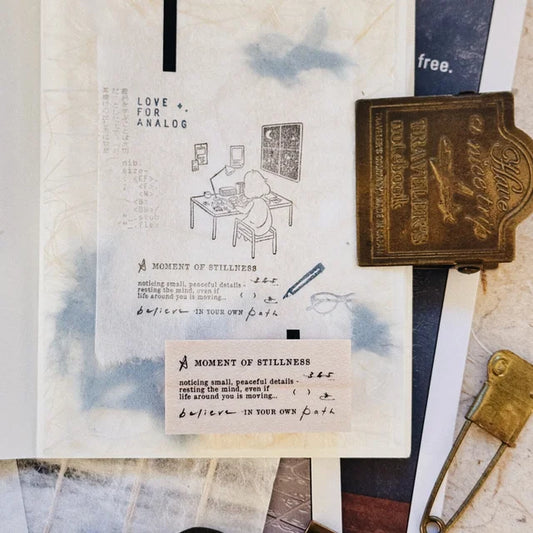 Penspapersplanner Rubber Stamp _ Moment of Stillness