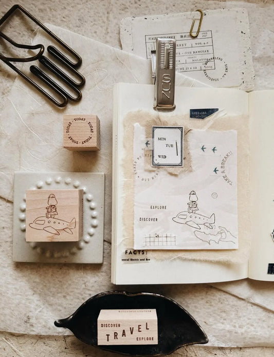 PensPapersPlanner Rubber Stamp _ Series 9 Travel