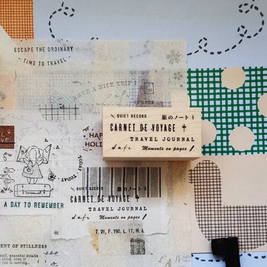 Penspapersplanner Rubber Stamp _ Carnet De Voyage